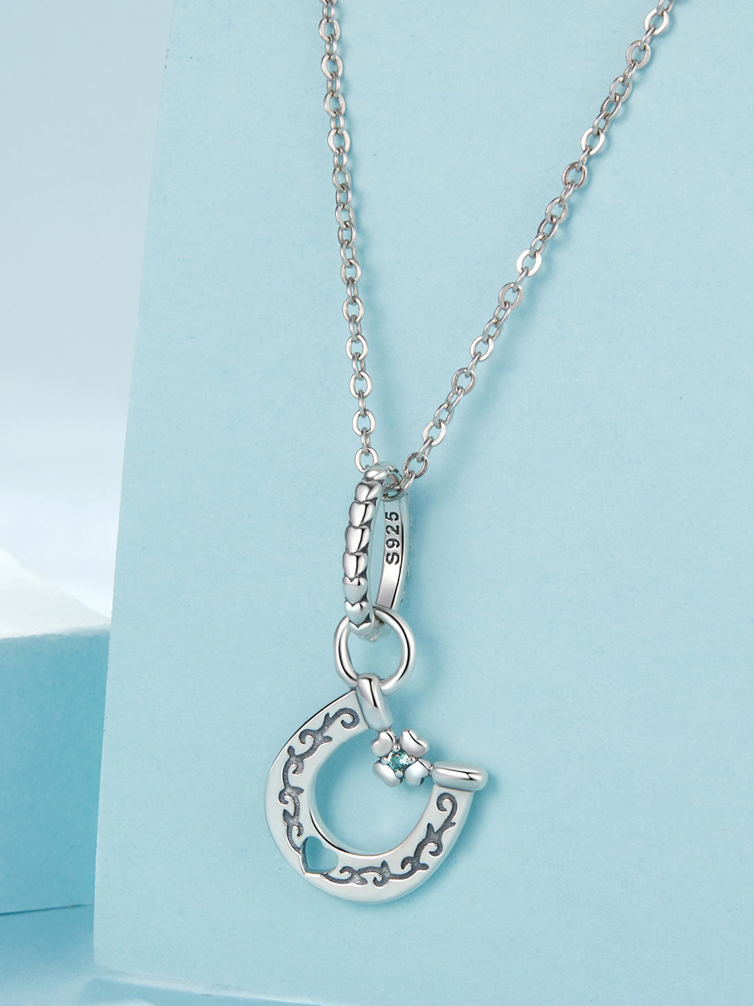 Pandantiv din Argint Lucky Clover Drop