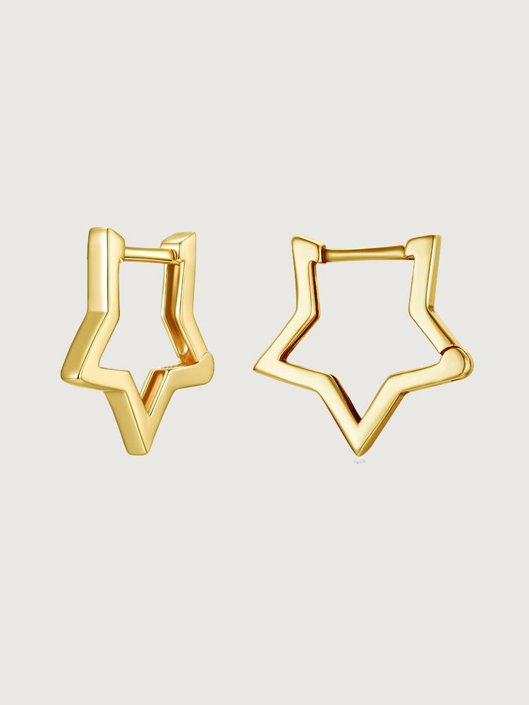 Cercei din Argint Starlike Gold