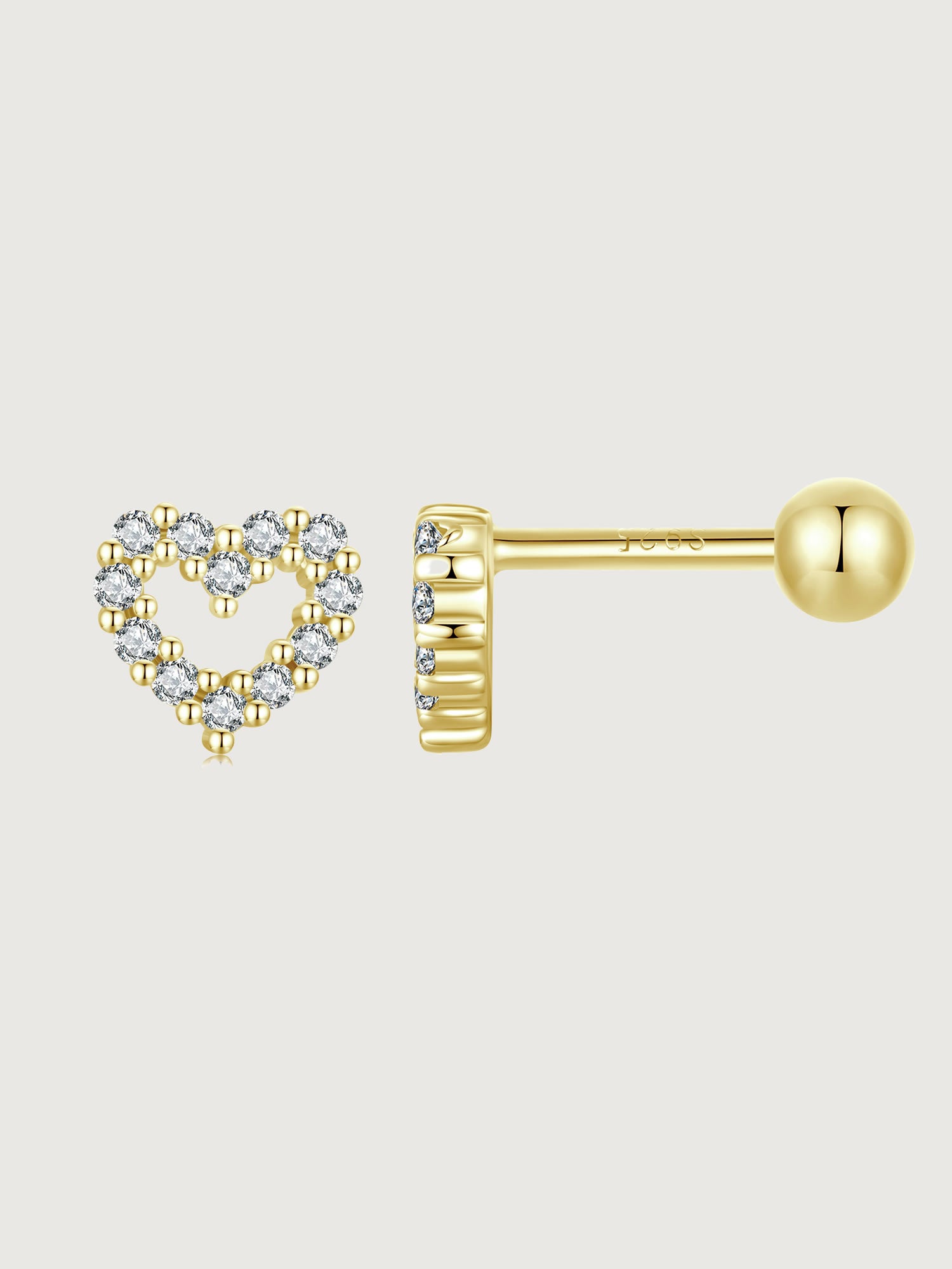 Set Cadou Sparkling Heartbeat Gold