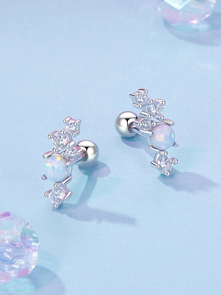 Cercei din Argint Opal Aurora