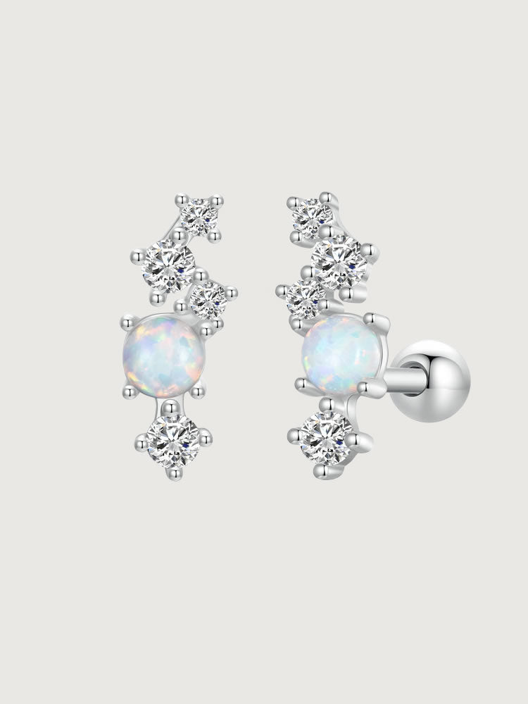 Cercei din Argint Opal Aurora