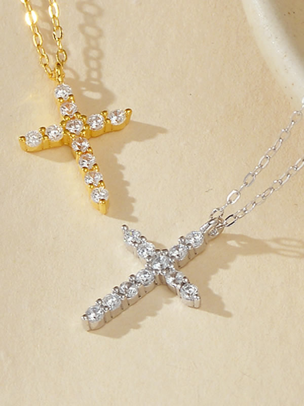 Colier din Argint Silver Radiant Cross