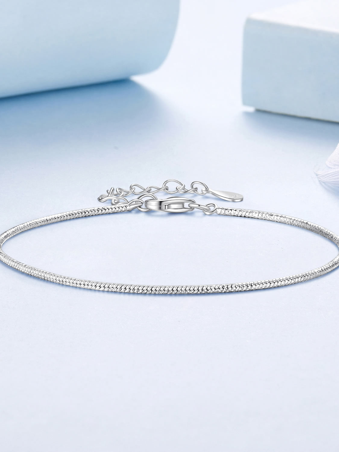 Brățară din argint slim chain perfectă pentru cadou elegant și discret