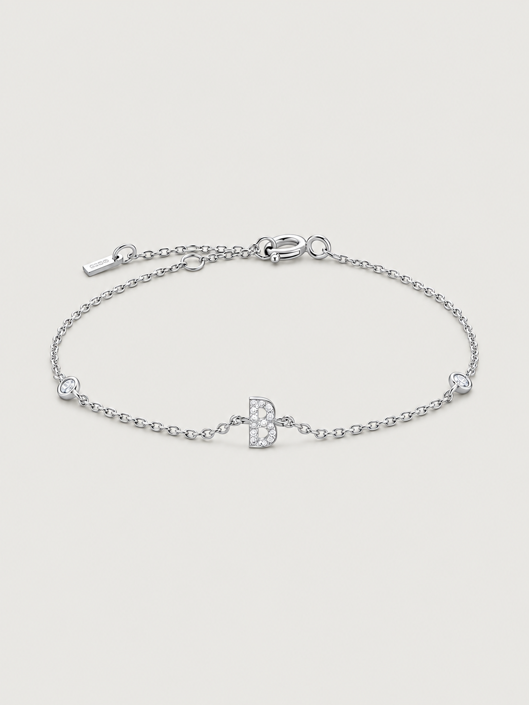 Brățară din Argint Silver Initial Spark Litera B