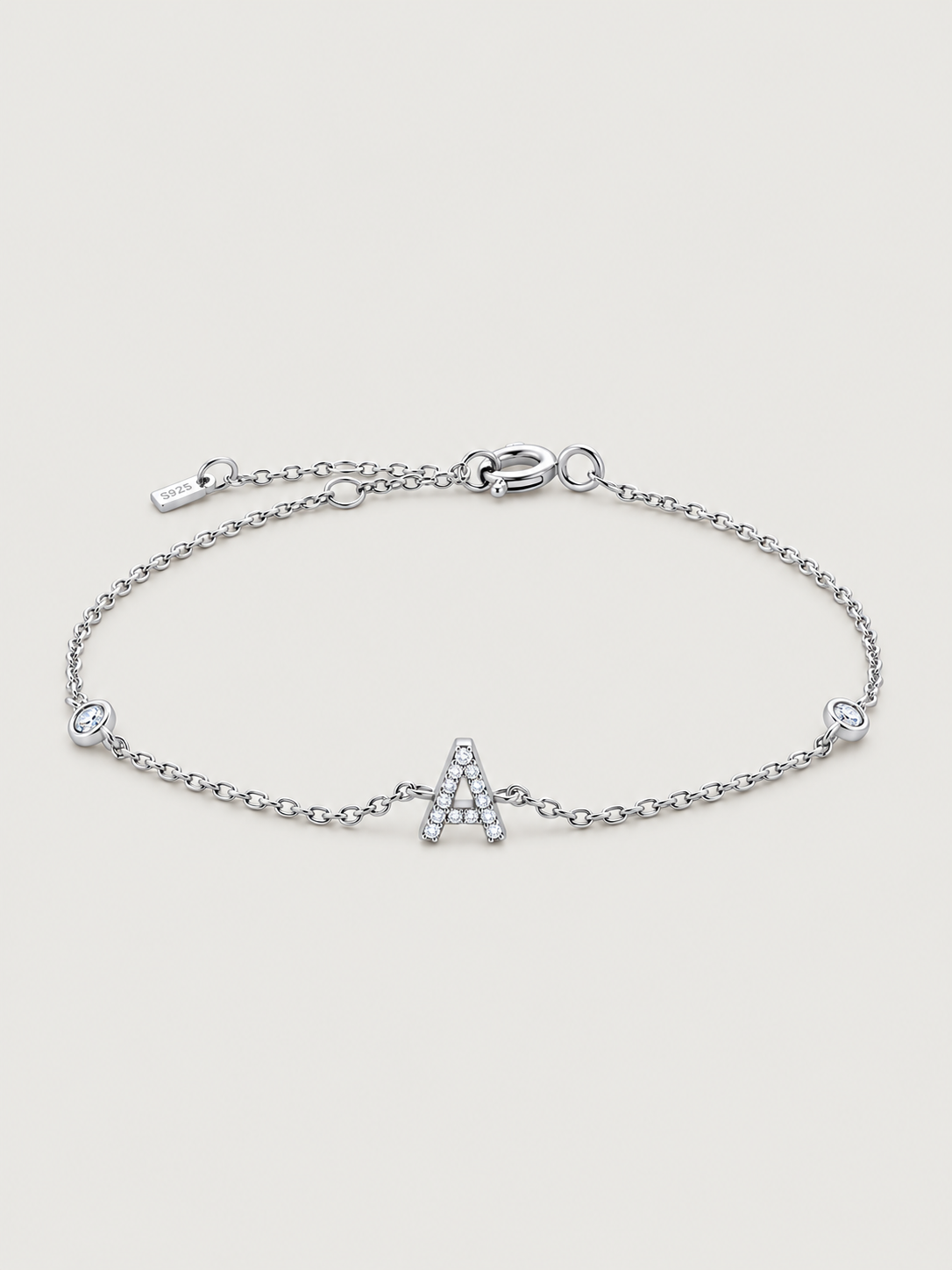 Brățară din Argint Silver Initial Spark Litera A