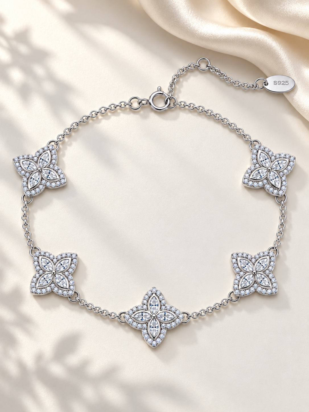 Brățară Florală Silver din Argint 925
