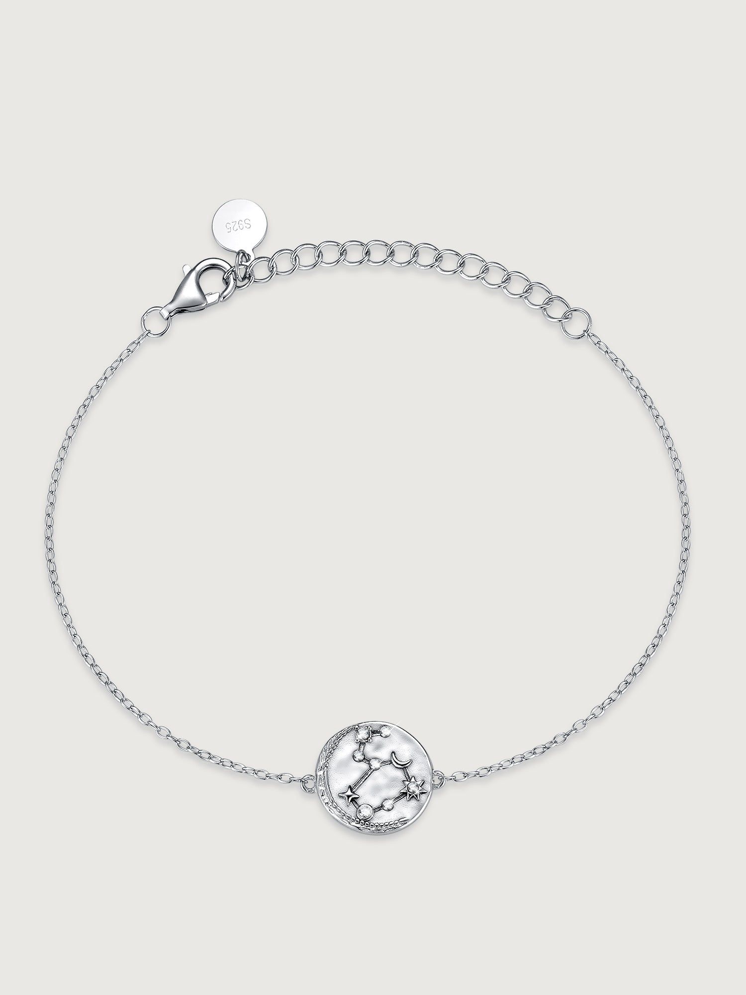 Brățară din Argint Moissanite Constellation Celestial Leu