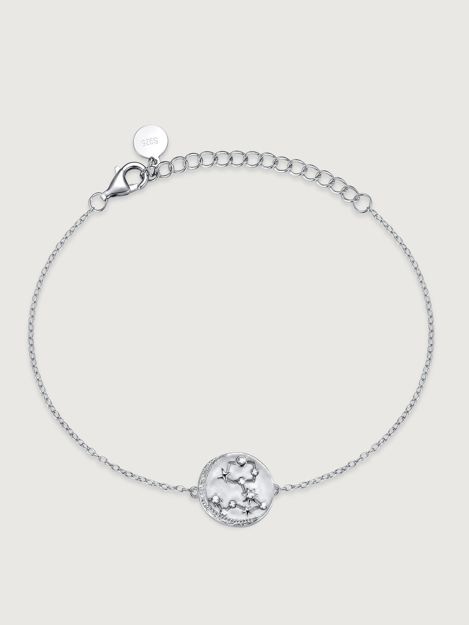 Brățară din Argint Moissanite Constellation Celestial Pești
