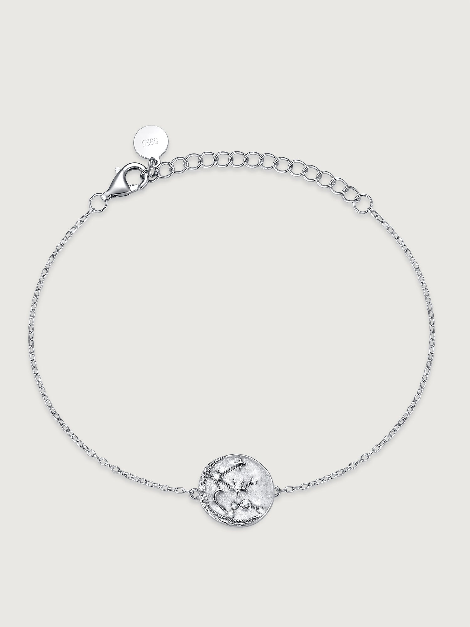 Brățară din Argint Moissanite Constellation Celestial Vărsător