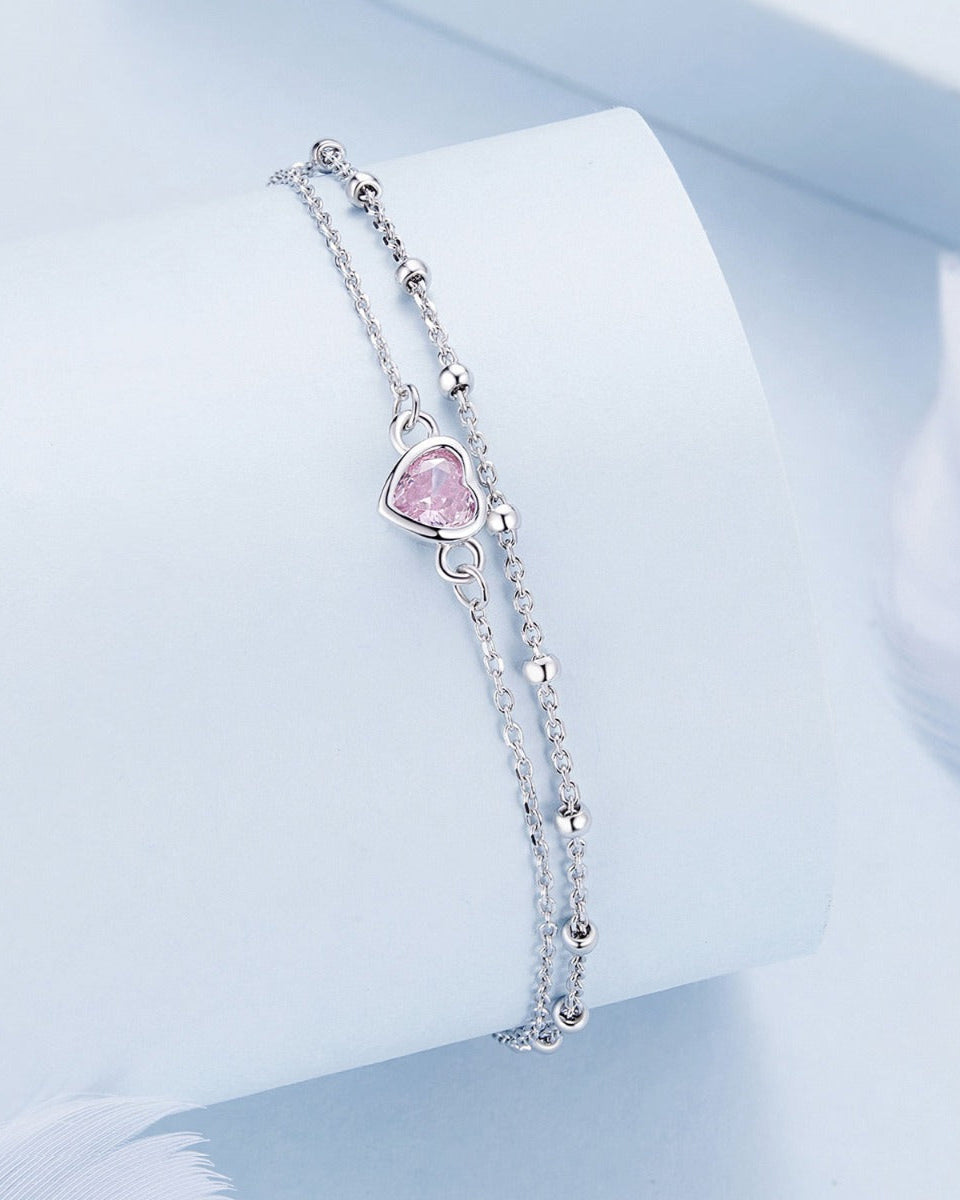 Bratara din argint Heart Shaped