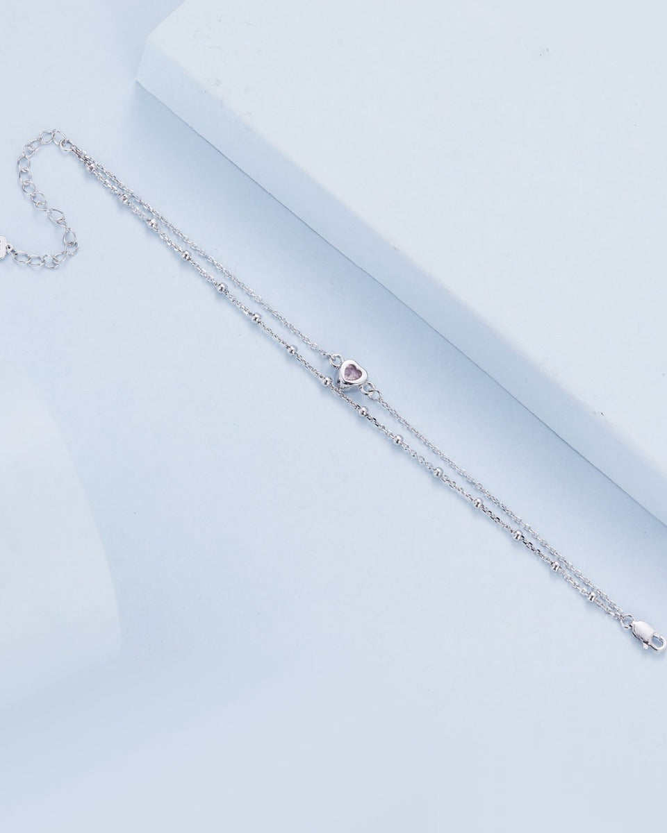 Bratara din argint Heart Shaped