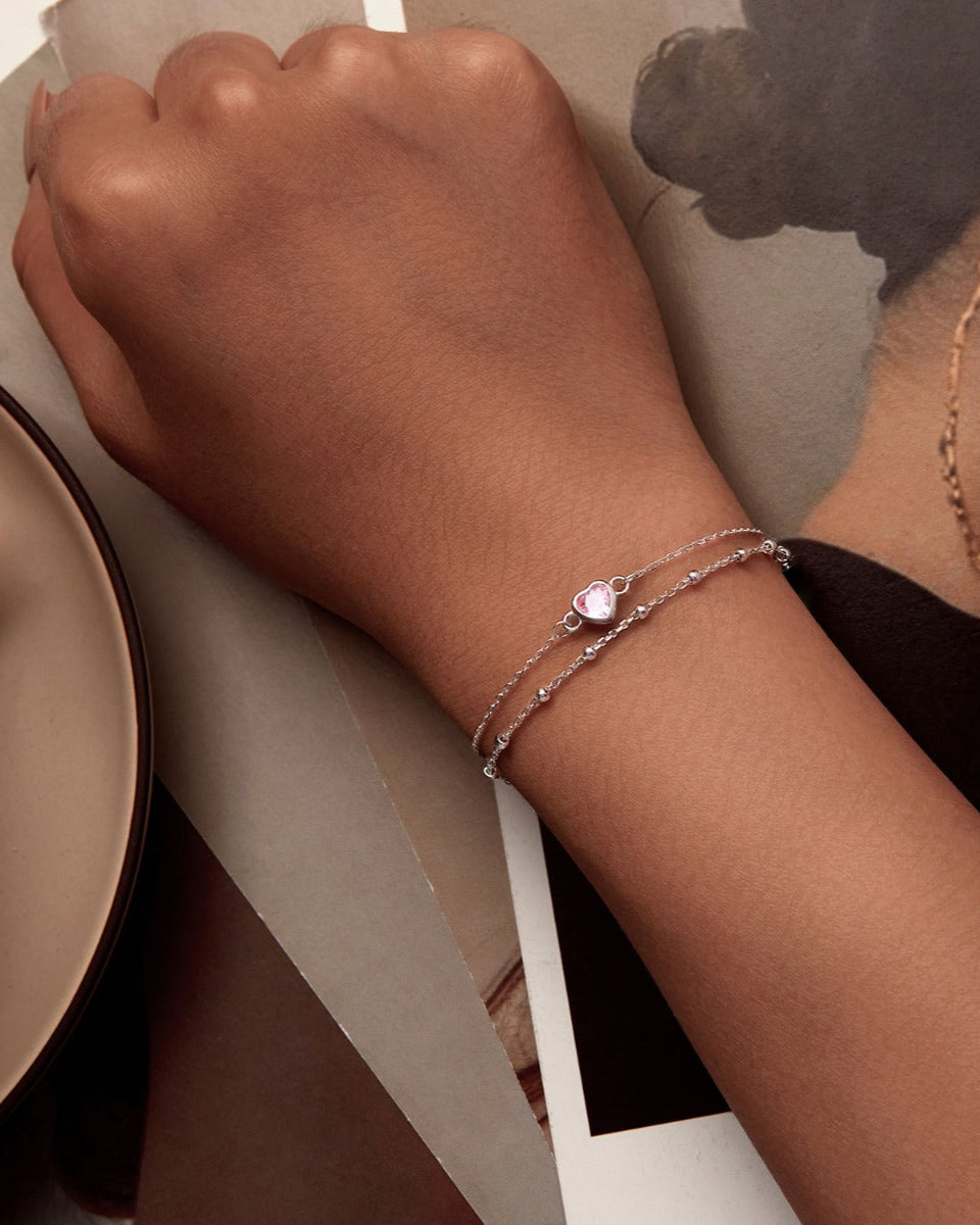 Bratara din argint Heart Shaped