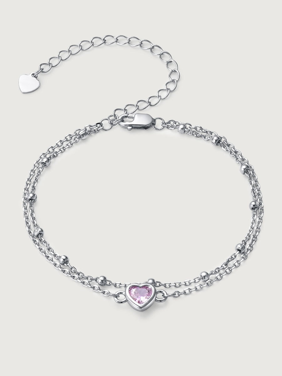 Bratara din argint Heart Shaped