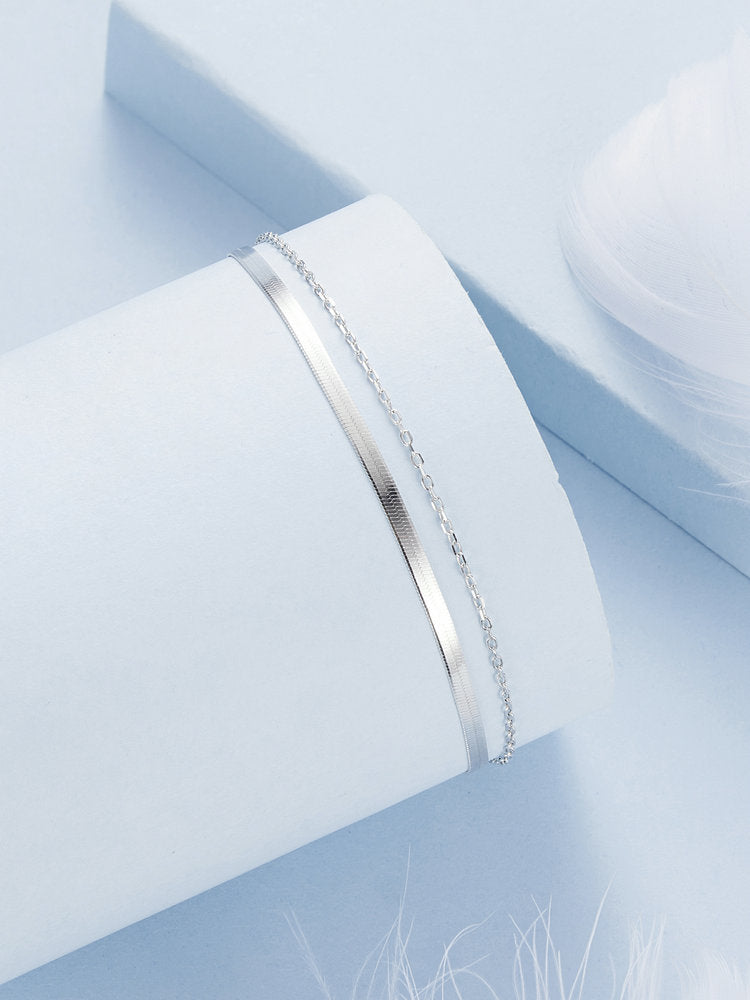 Bratara din argint Sleek Elegance