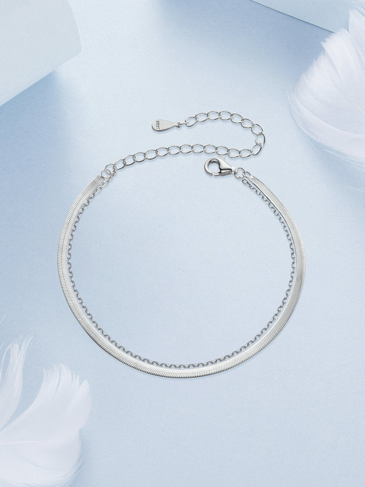 Bratara din argint Sleek Elegance