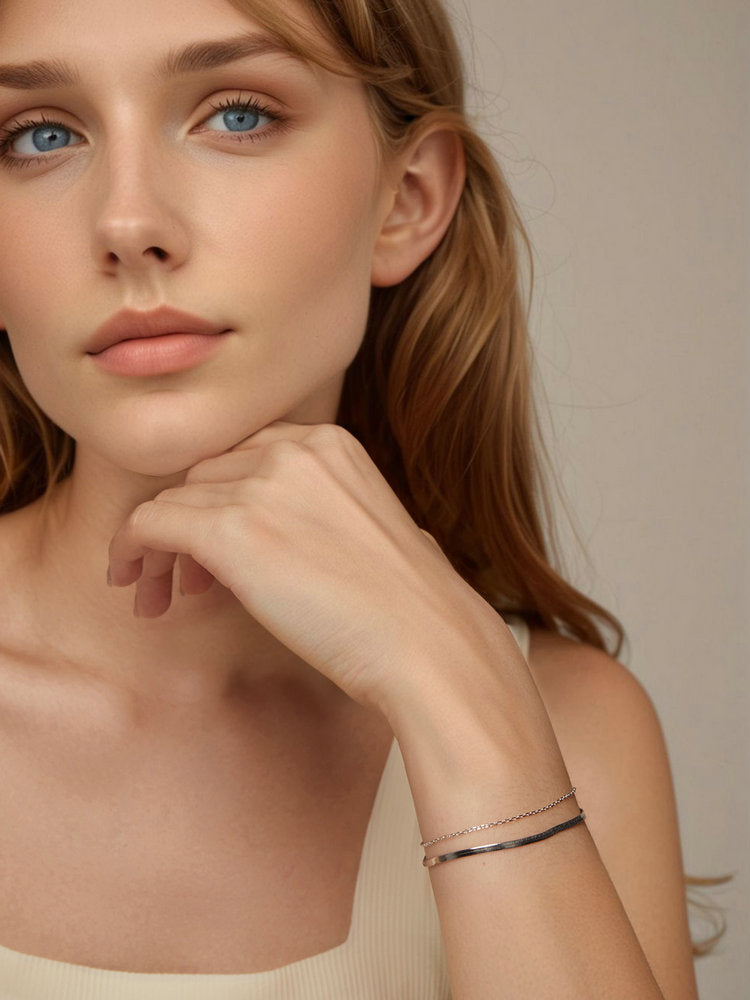 Bratara din argint Sleek Elegance