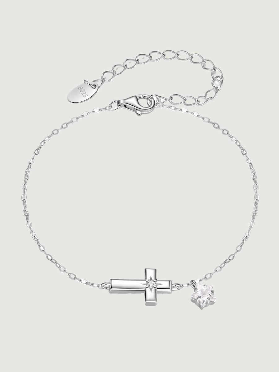 Bratara din Argint Faith and Blossom