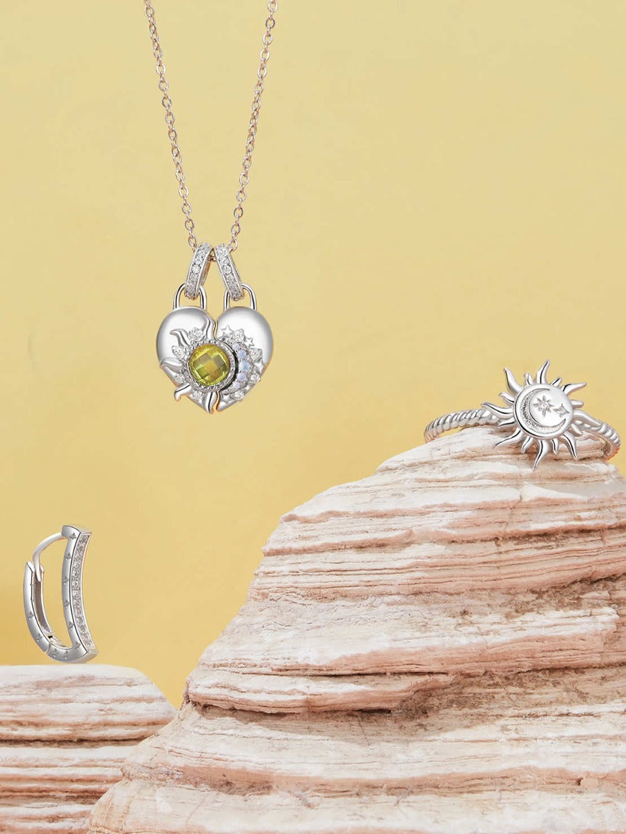 Inel din Argint Sun & Moon Harmony