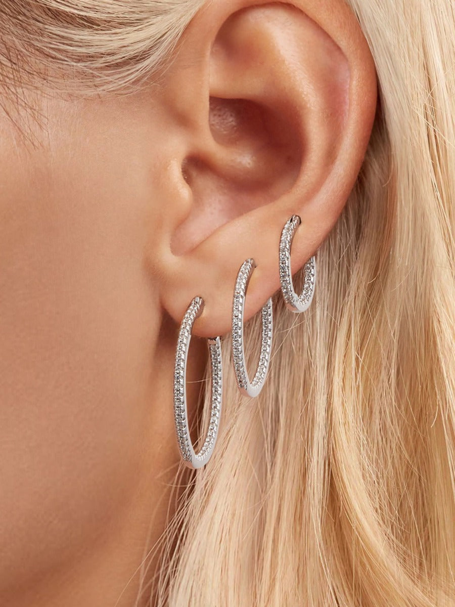 Cercei din argint Starry Night Small