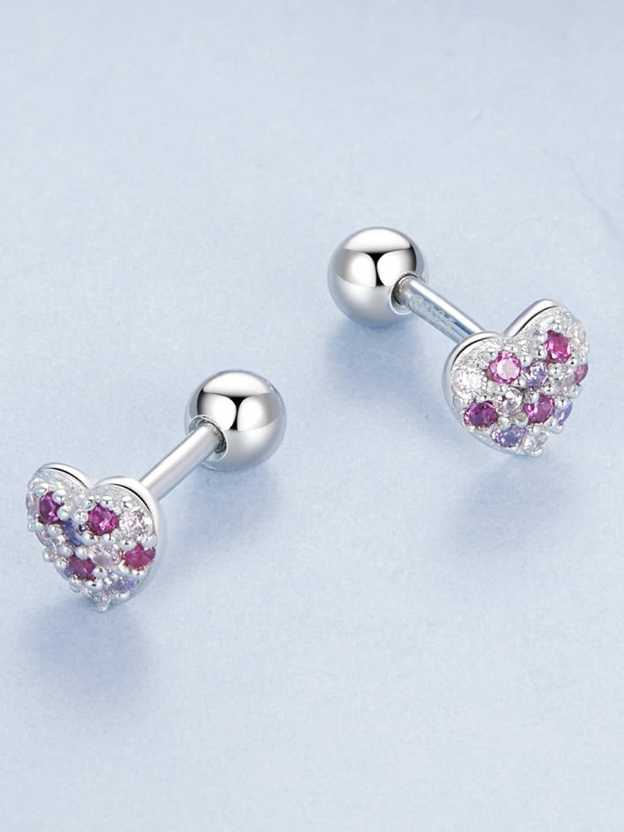 Cercei din Argint Aurora Heart