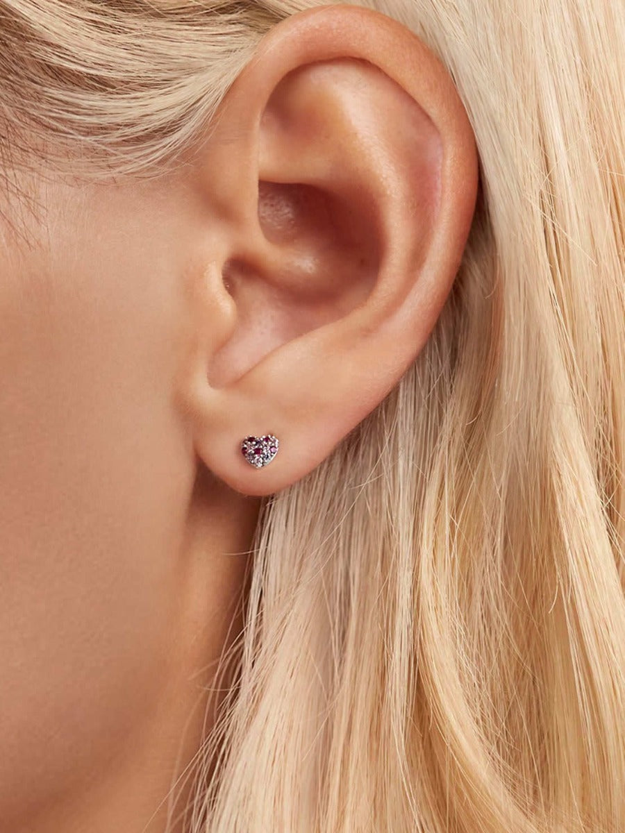 Cercei din Argint Aurora Heart