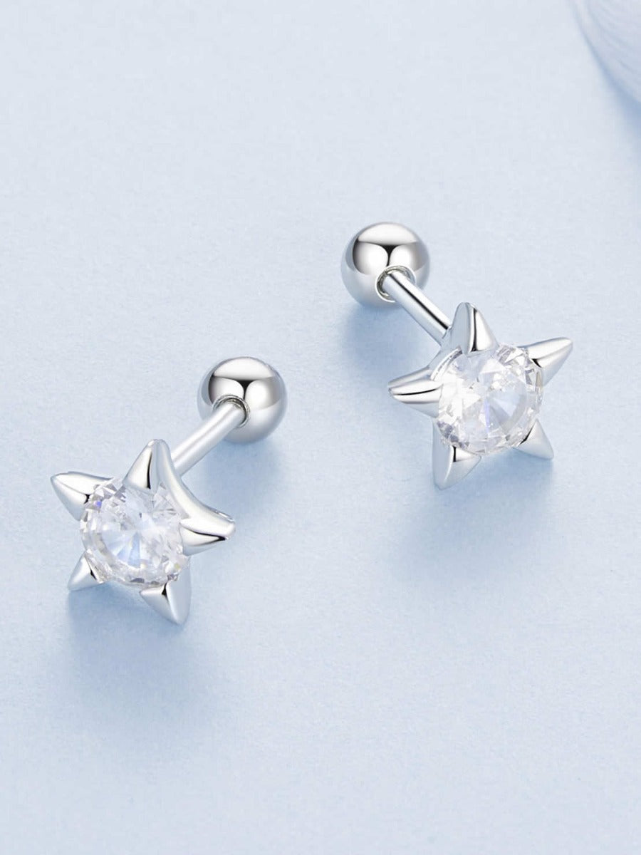 Cercei din Argint Stellar Spark