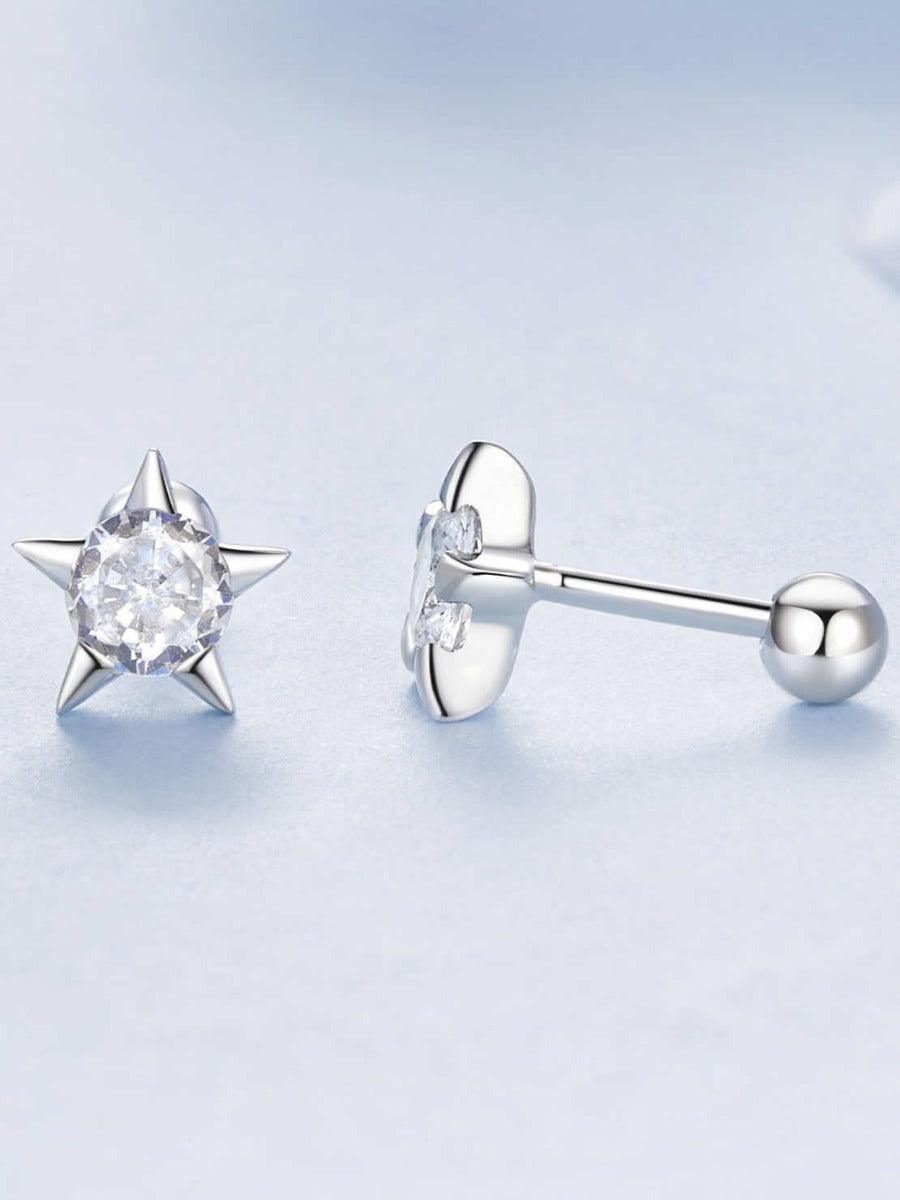 Cercei din Argint Stellar Spark