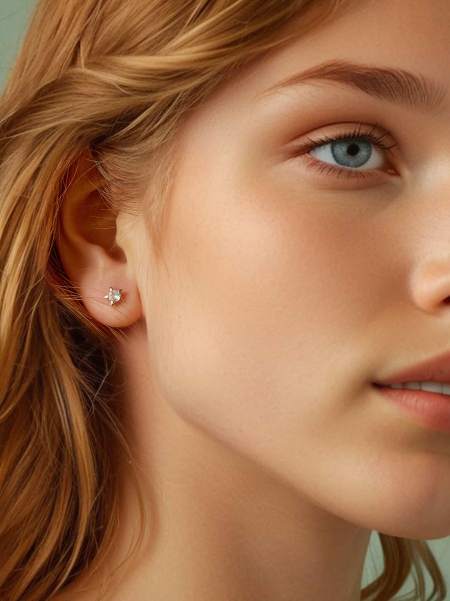 Cercei din Argint Stellar Spark