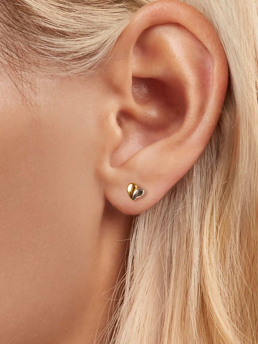 Cercei din Argint Fusion Heart