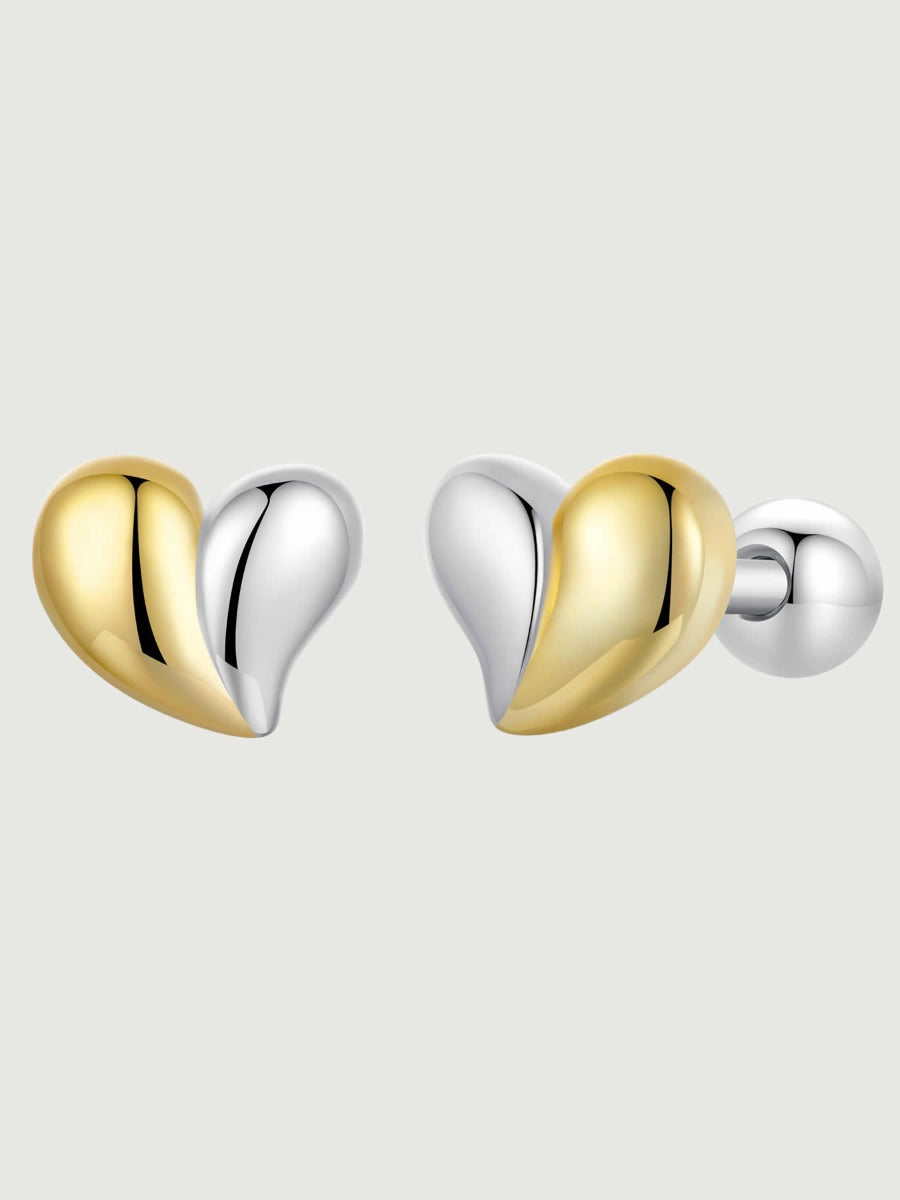 Cercei din Argint Fusion Heart