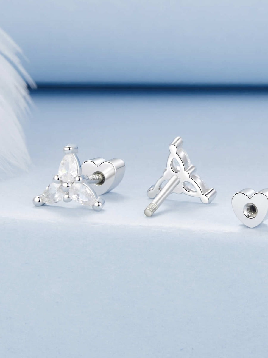 Cercei din Argint Trinity Spark