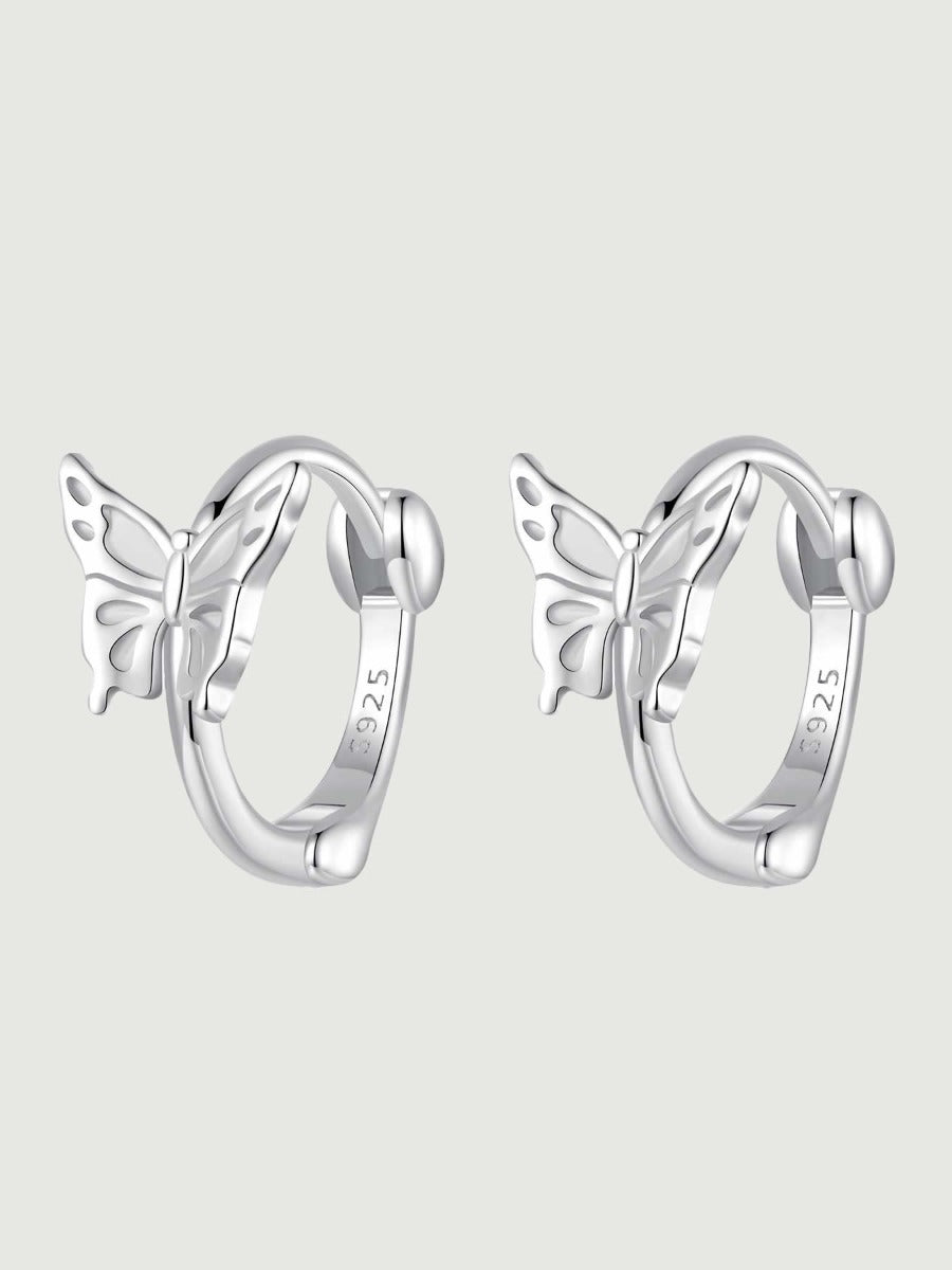 Cercei din Argint Butterfly Whimsy