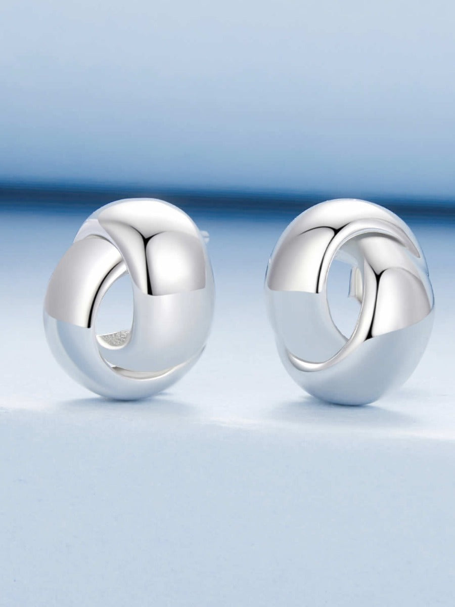 Cercei din Argint Infinite Loop