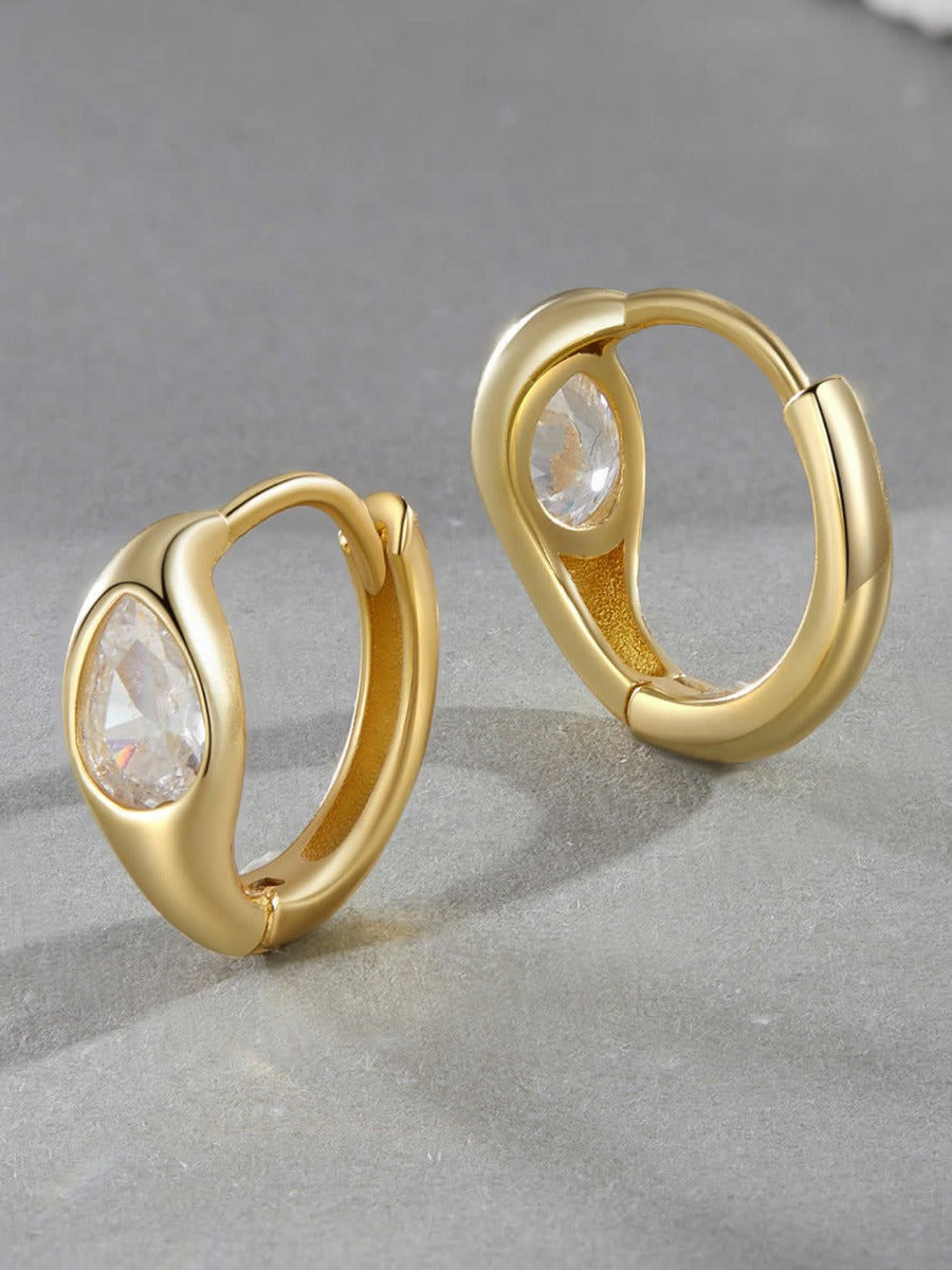 Cercei din Argint Golden Essence