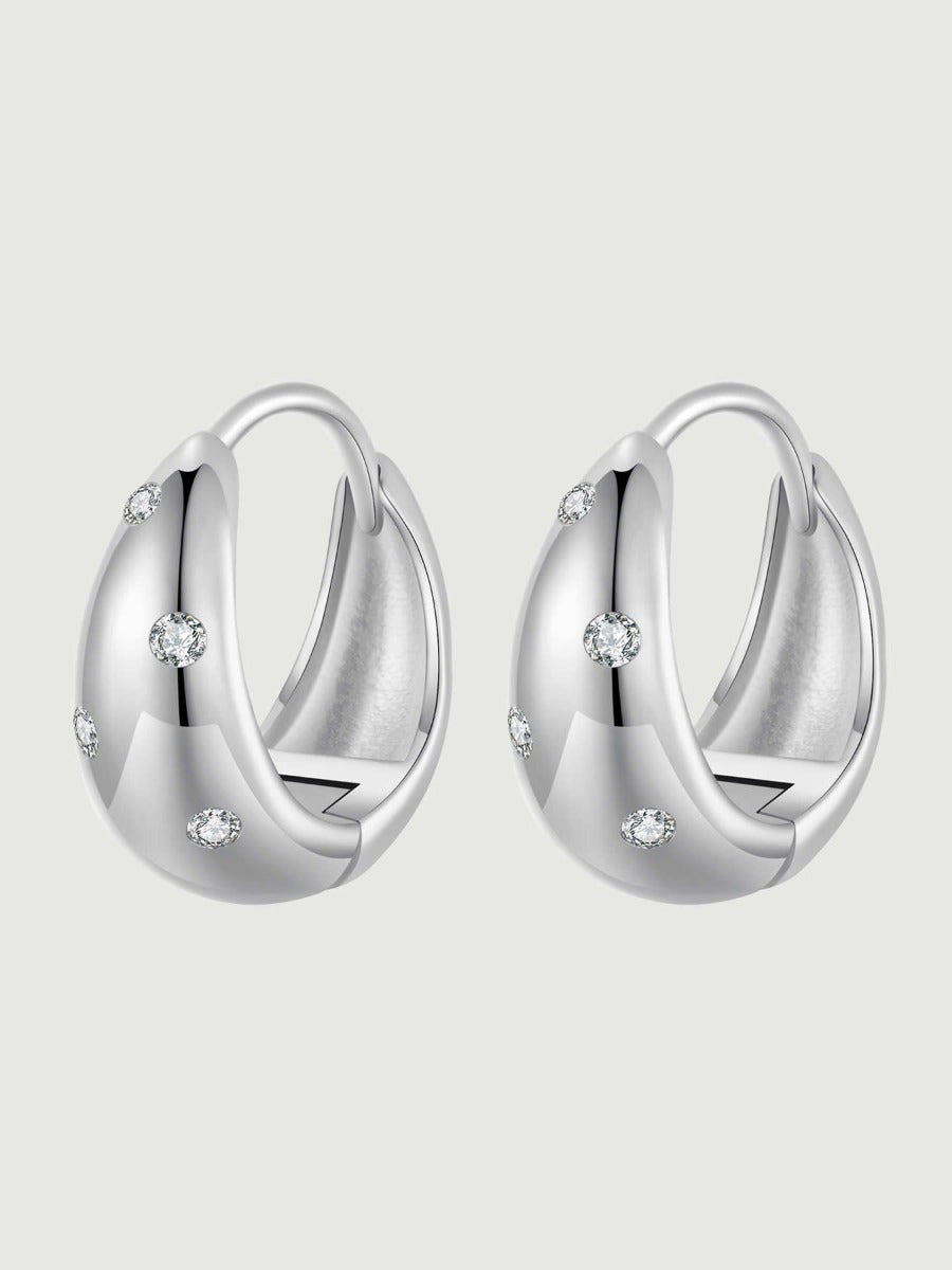 Cercei din Argint Lustrous Dots