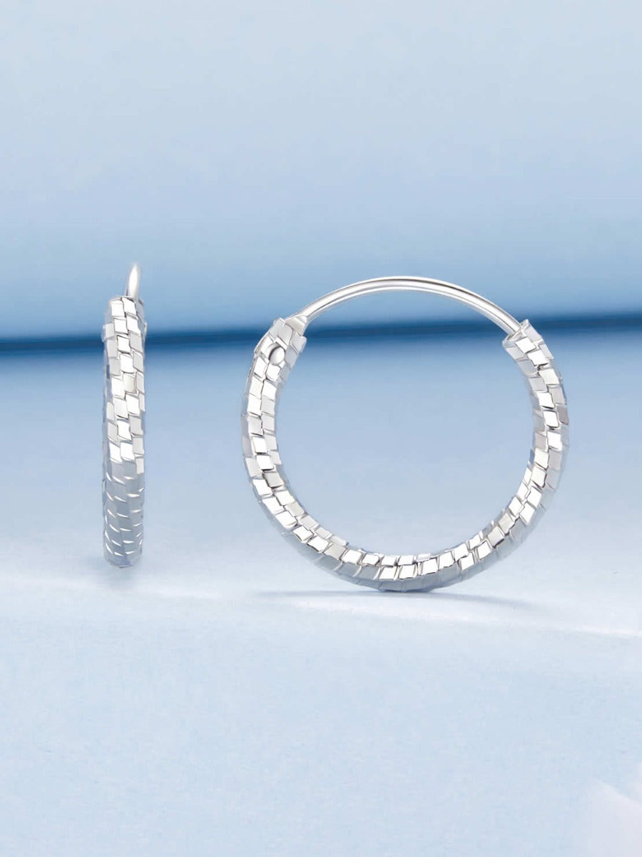 Cercei din Argint Stardust Hoops S