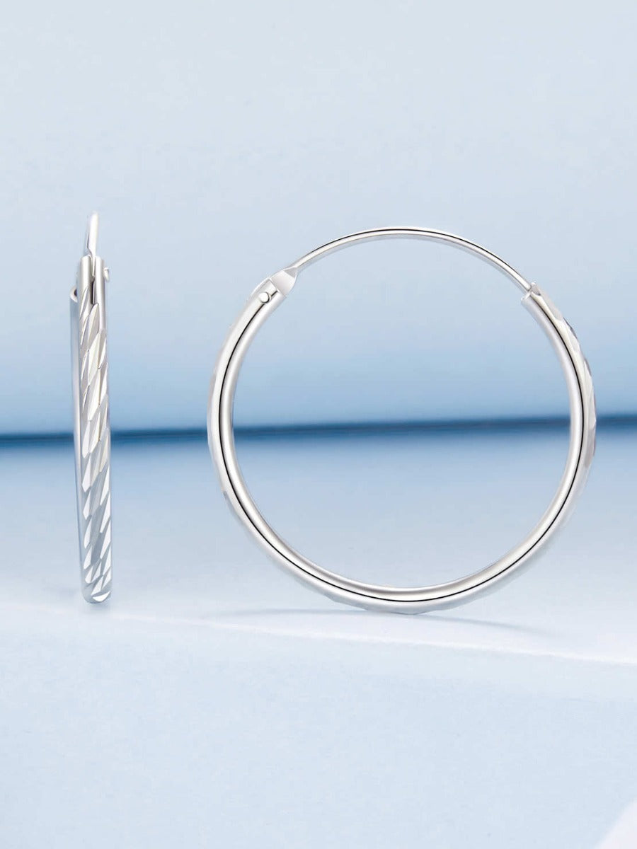 Cercei din Argint Twist Shine