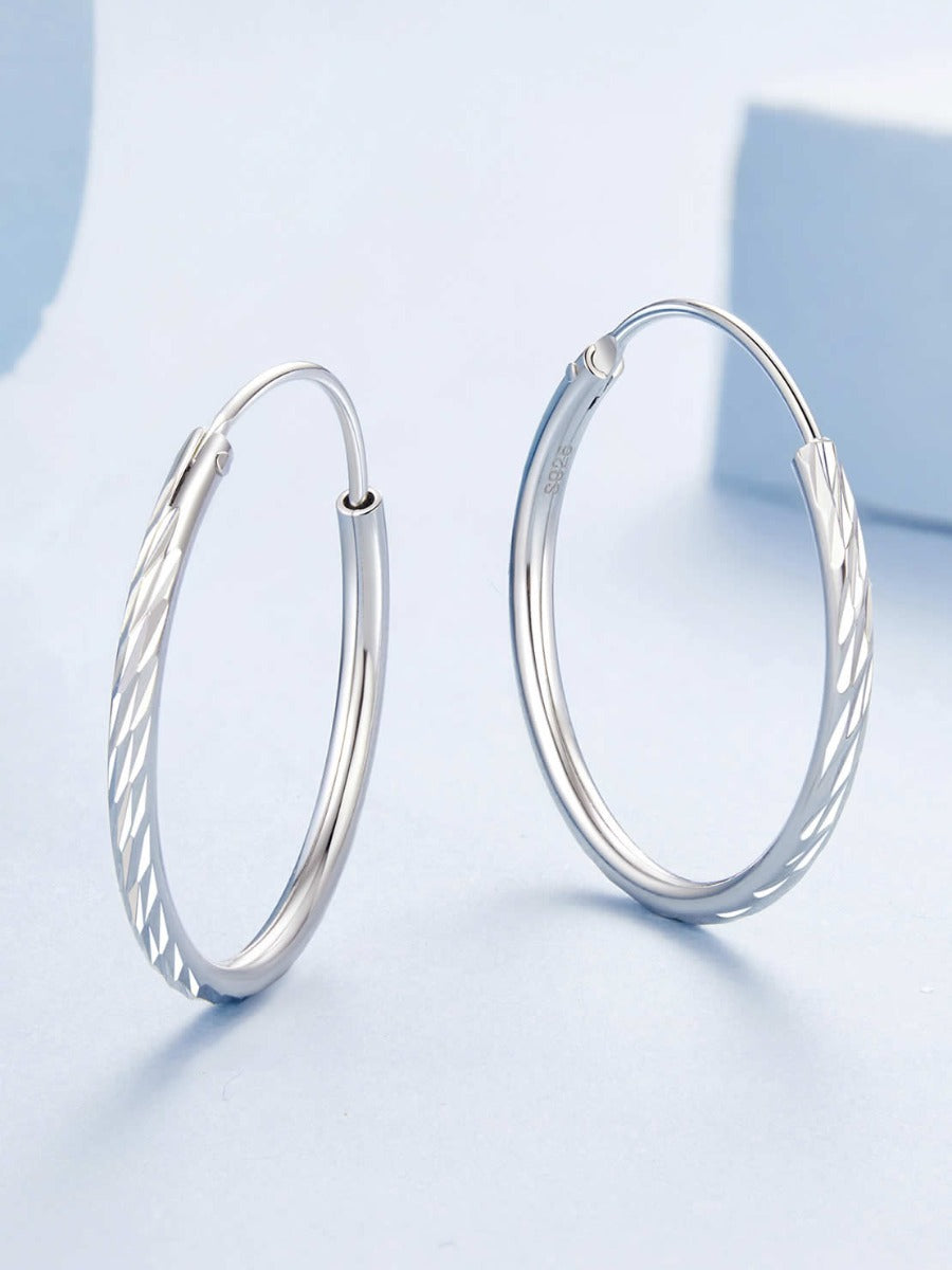 Cercei din Argint Twist Shine