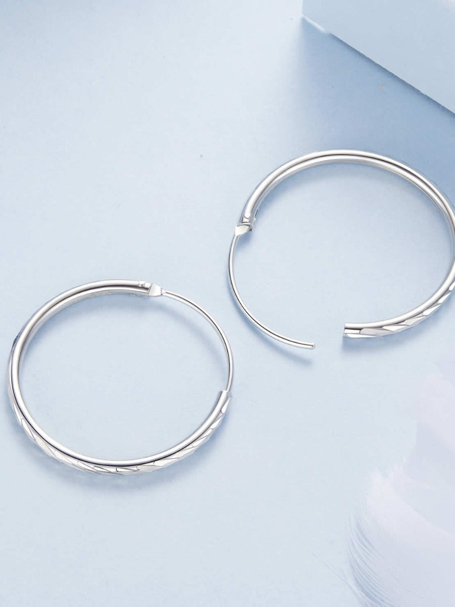 Cercei din Argint Twist Shine