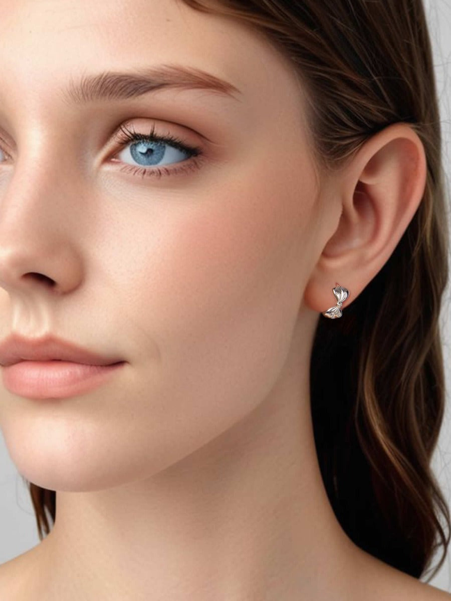 Cercei din Argint Velvet Bow