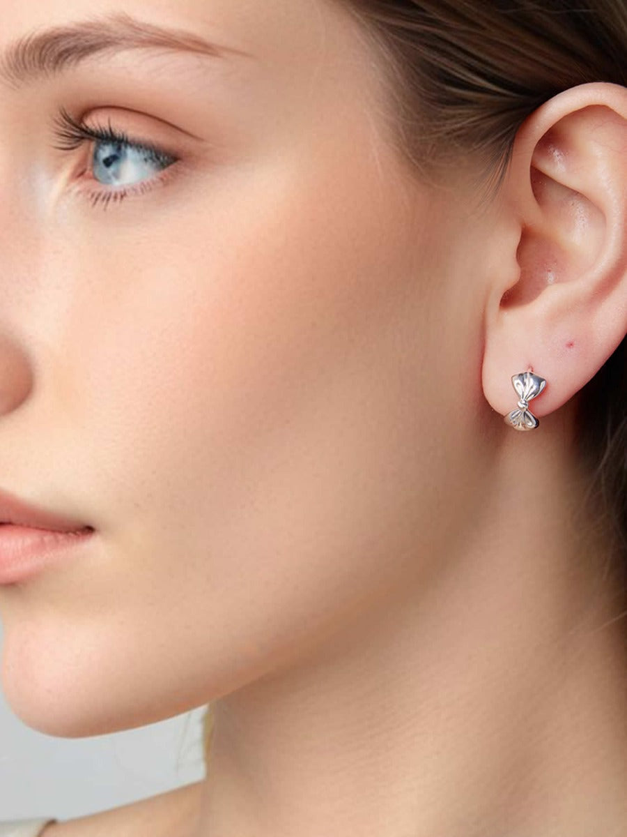 Cercei din Argint Velvet Bow