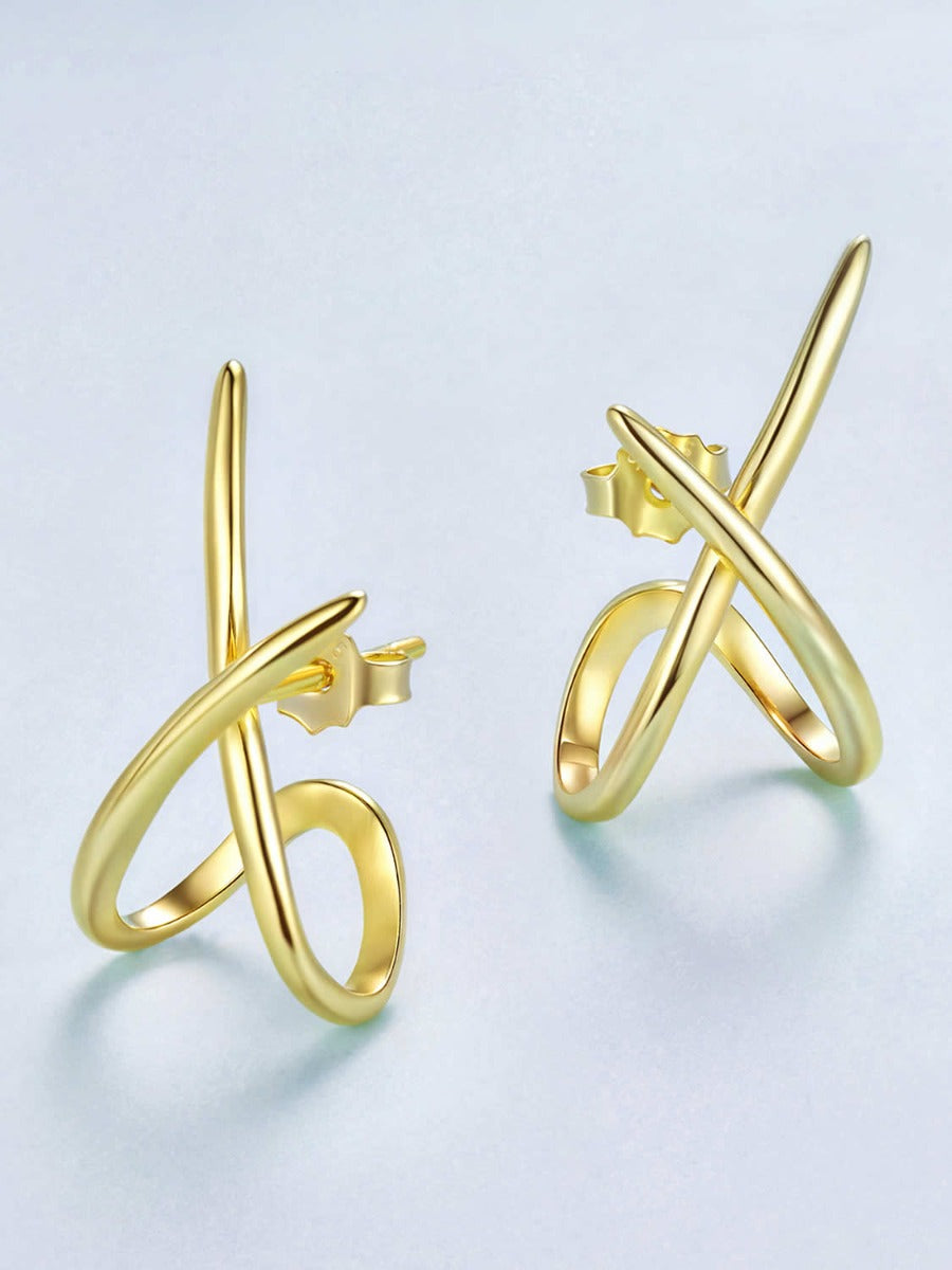 Cercei din Argint Gold Infinite Grace