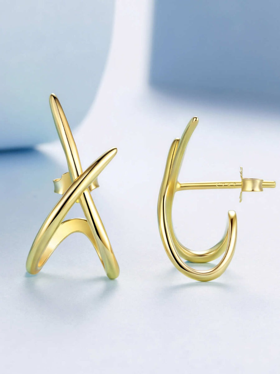 Cercei din Argint Gold Infinite Grace