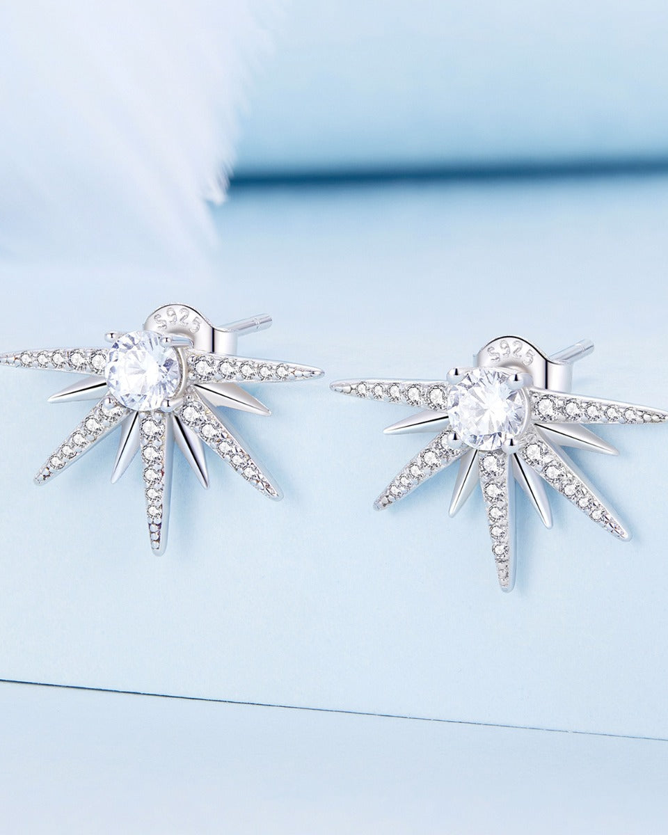Cercei din Argint Starburst
