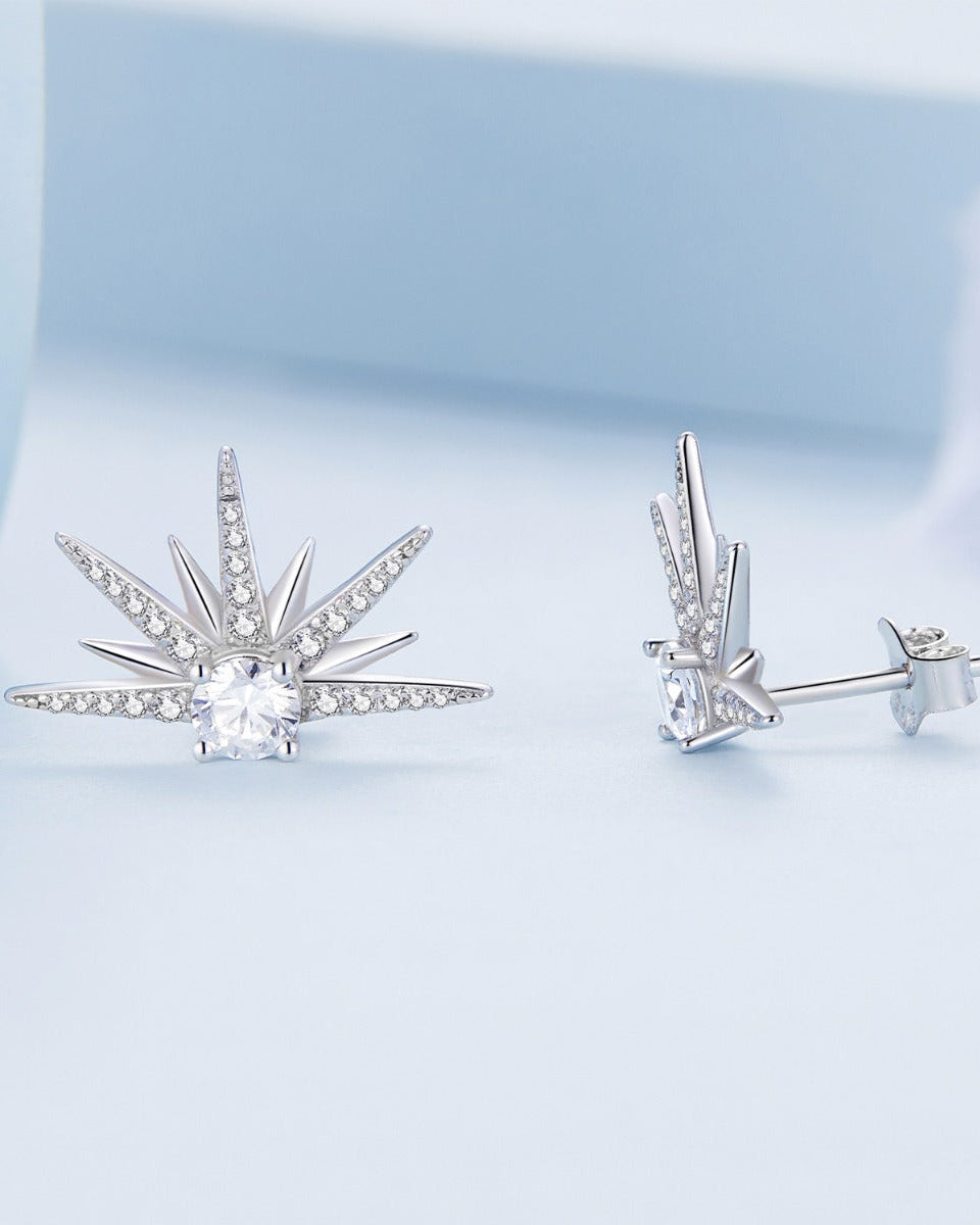 Cercei din Argint Starburst