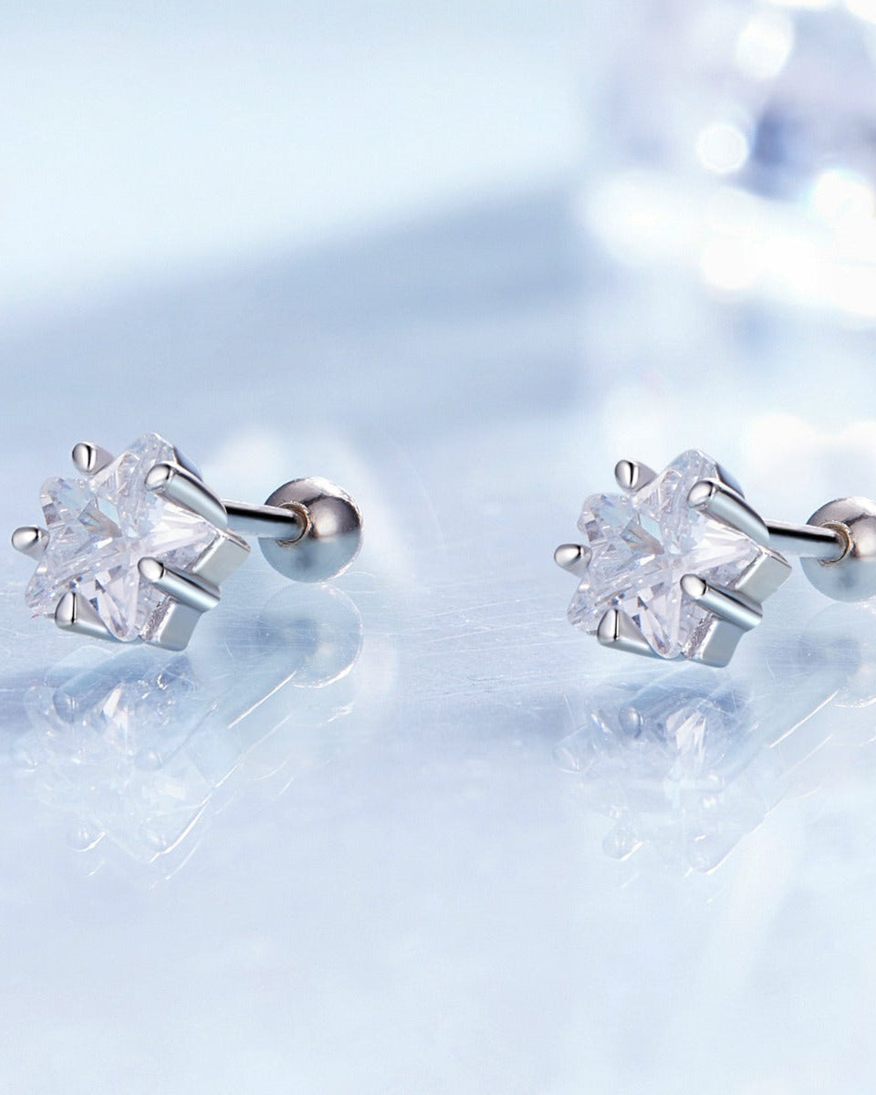 Cercei din Argint Starry Elegance