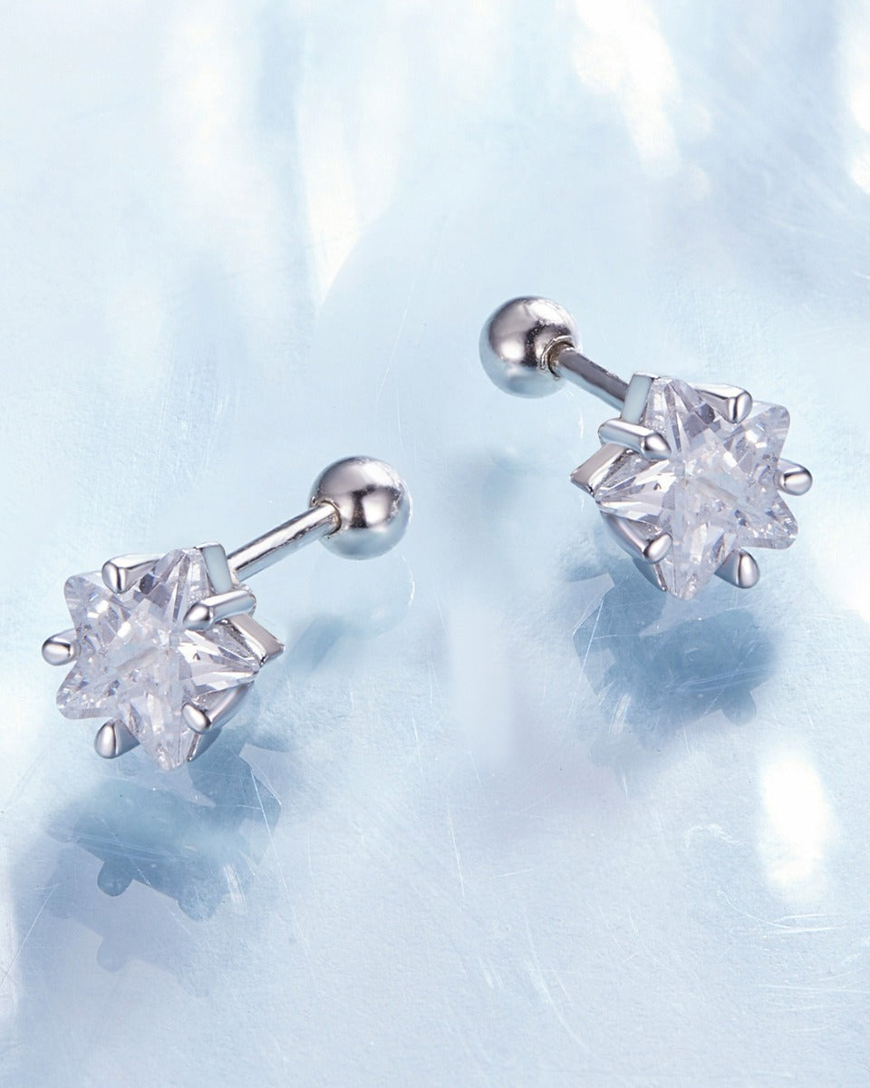 Cercei din Argint Starry Elegance