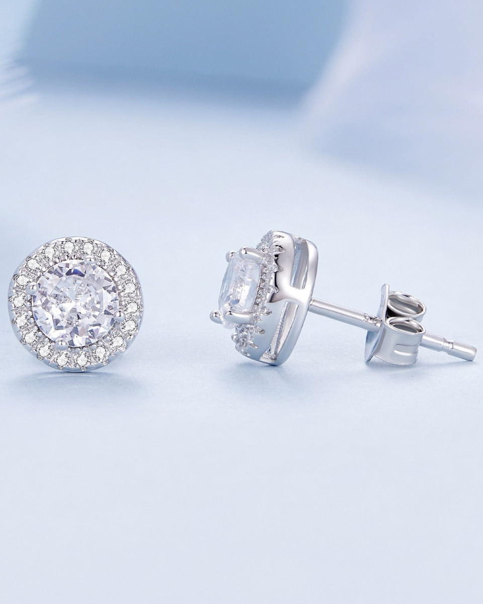 Cercei din Argint Glistening Elegance