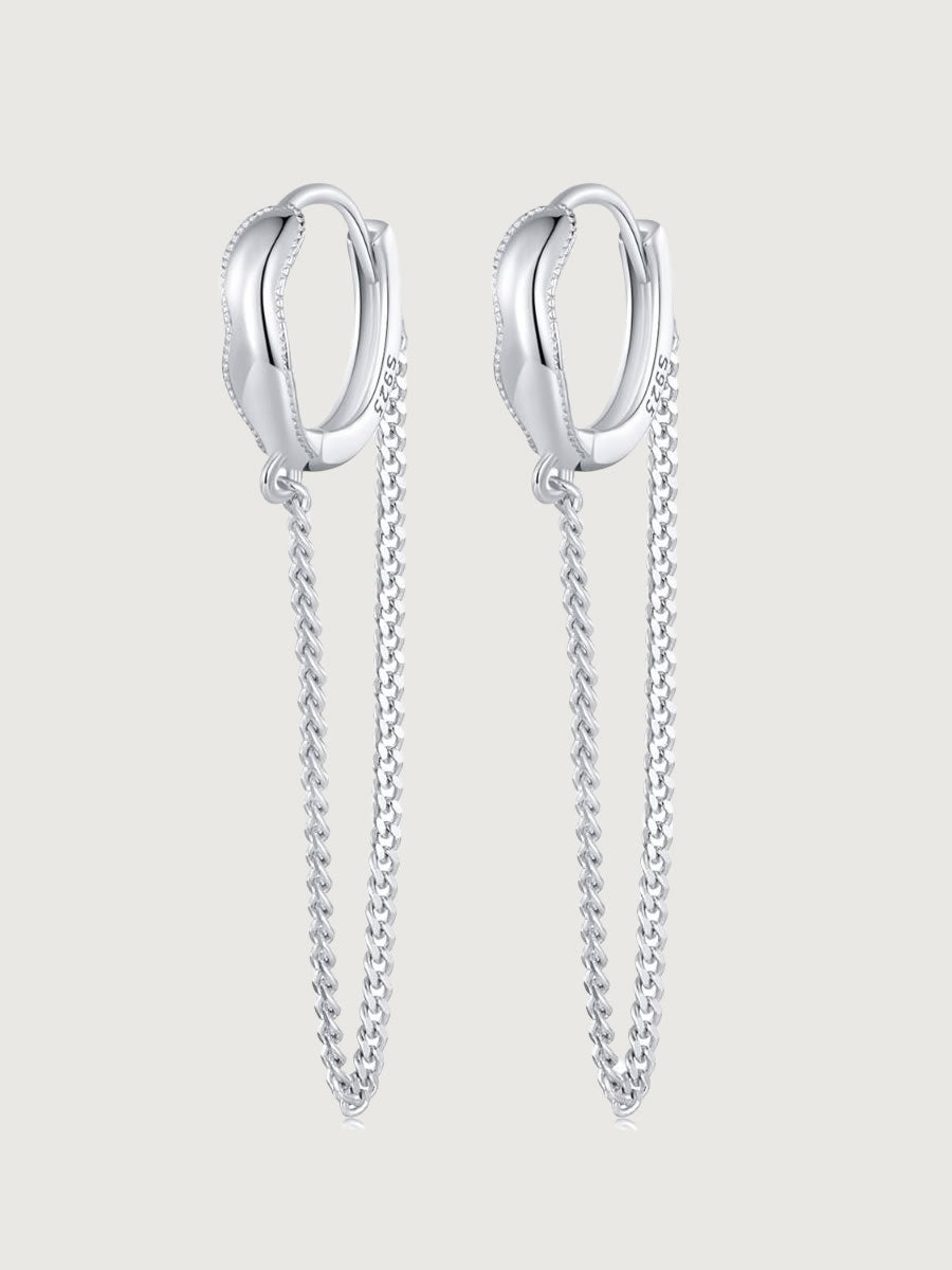 Cercei din Argint Circular Elegance