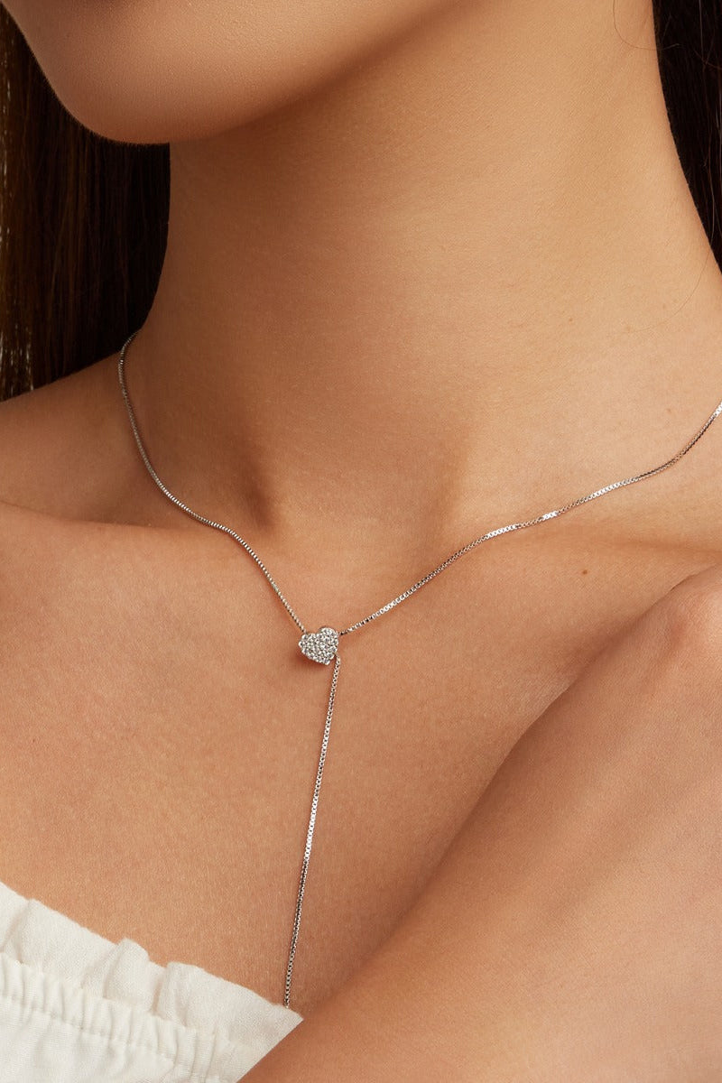 Pandantiv cu Lantisor din Argint Love Necklace